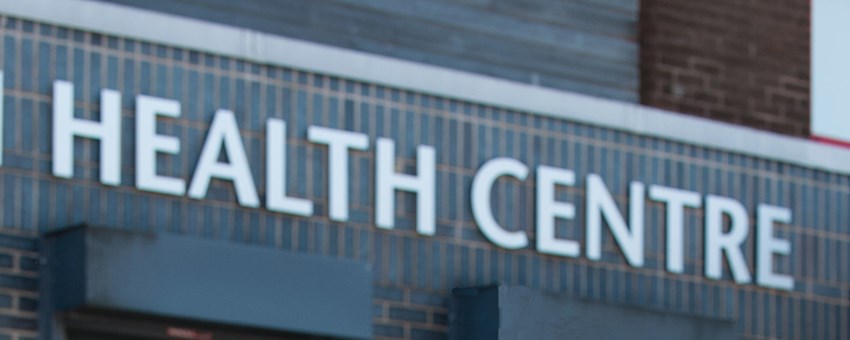 Health Centre banner