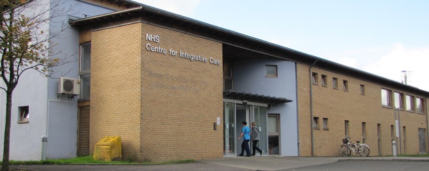 Entrance to the NHS Centre for Integrative Care