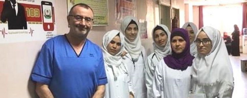 Vale nurse travels to Gaza to share cancer knowledge