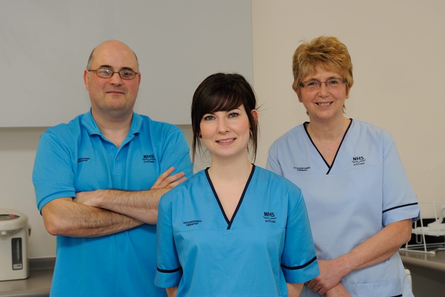 Photo image of healthcare staff in Greater Glasgow and Clyde (NHS Scotland Library Image)