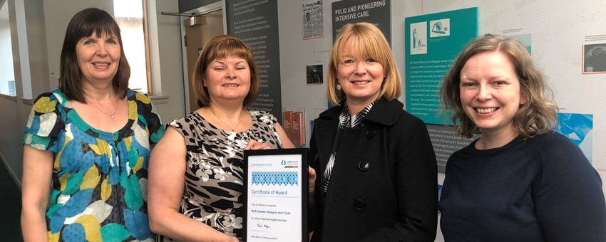 Top employer NHSGGC recognised for caring for its carers