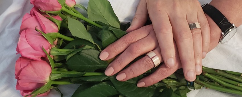 Intensive Care Unit wedding couple celebrate 7-month anniversary