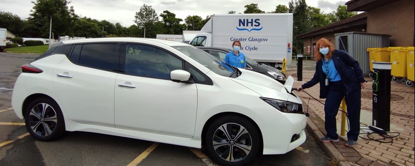 NHSGGC flicking the switch to electric vehicles